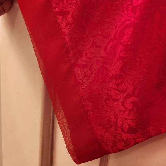 ❤️ Vintage 80's Bright Red Robe❤️ - Picture 4 of 4